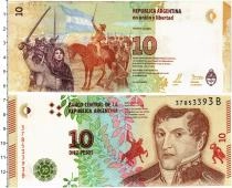 Продать Банкноты Аргентина 10 песо 2017 