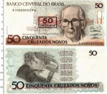 Продать Банкноты Бразилия 50 крузейро 1989 