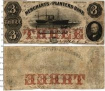Продать Банкноты США 3 доллара 1856 