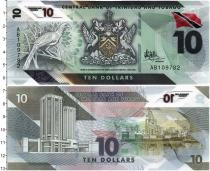 Продать Банкноты Тринидад и Тобаго 10 долларов 2021 