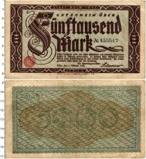 Продать Банкноты Германия : Нотгельды 5000 марок 1923 