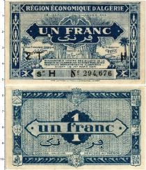 Продать Банкноты Алжир 1 франк 1944 
