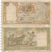 Продать Банкноты Алжир 1000 франков 1954 