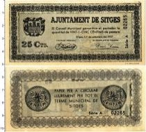 Продать Банкноты Испания 25 сентим 1937 