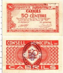 Продать Банкноты Испания 50 сентим 1937 