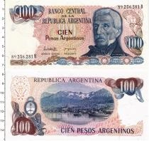 Продать Банкноты Аргентина 100 песо 1981 