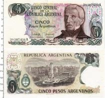 Продать Банкноты Аргентина 5 песо 1983 