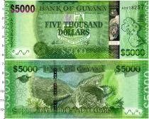 Продать Банкноты Гайана 5000 долларов 2014 