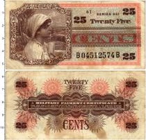 Продать Банкноты США 25 центов 1968 