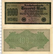 Продать Банкноты Веймарская республика 1000 марок 1923 