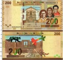 Продать Банкноты Боливия 200 боливиано 2018 