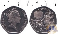Продать Монеты Гибралтар 50 пенсов 1994 