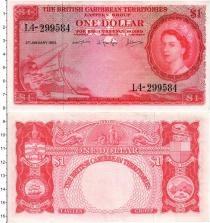 Продать Банкноты Карибы 1 доллар 1963 