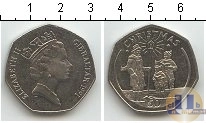 Продать Монеты Гибралтар 50 пенсов 1991 Медно-никель