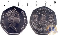 Продать Монеты Гибралтар 50 пенсов 1988 