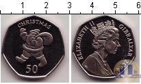 Продать Монеты Гибралтар 50 пенсов 2004 Медно-никель