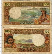 Продать Банкноты Полинезия 100 франков 1970 