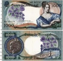 Продать Банкноты Португалия 1000 эскудо 1967 