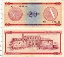 Продать Банкноты Куба 20 песо 1985 
