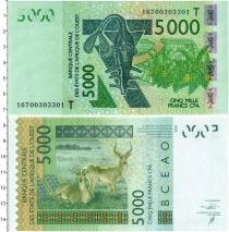 Продать Банкноты Западная Африка 5000 франков 2003 