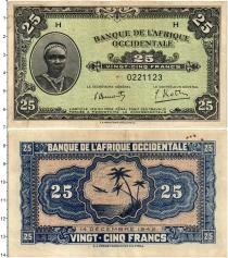 Продать Банкноты Западная Африка 25 франков 1942 