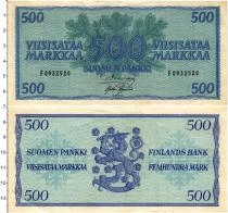Продать Банкноты Финляндия 500 марок 1956 