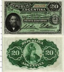 Продать Банкноты Аргентина 20 сентаво 1890 