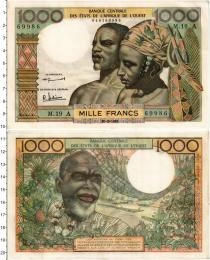 Продать Банкноты Западная Африка 1000 франков 1961 