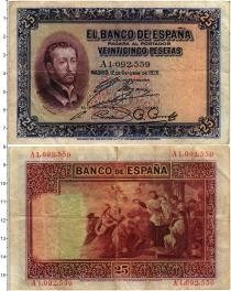 Продать Банкноты Испания 25 песет 1926 