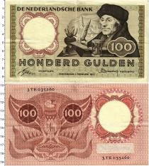 Продать Банкноты Нидерланды 100 гульденов 1953 