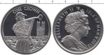 Продать Монеты Остров Мэн 1 крона 2012 Серебро