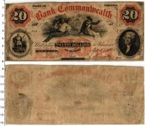 Продать Банкноты США 20 долларов 1858 