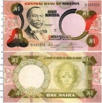 Продать Банкноты Нигерия 1 найра 1984 