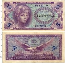 Продать Банкноты США 5 центов 1965 