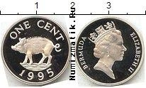 Продать Монеты Бермудские острова 1 цент 1995 Серебро