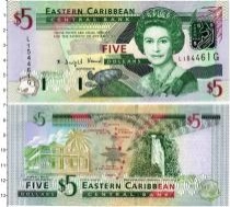 Продать Банкноты Карибы 5 долларов 2003 