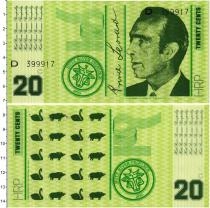 Продать Банкноты Хатт-Ривер 20 центов 1970 