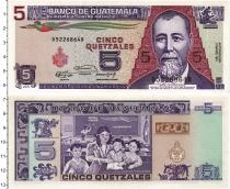 Продать Банкноты Гватемала 5 кетсалей 1991 