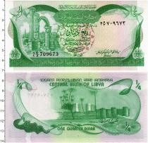 Продать Банкноты Ливия 1/4 динара 1981 