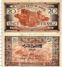 Продать Банкноты Марокко 20 франков 1943 