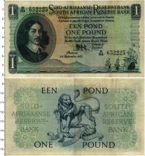 Продать Банкноты ЮАР 1 ранд 1951 