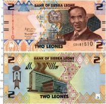 Продать Банкноты Сьерра-Леоне 2 леоне 2022 