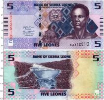 Продать Банкноты Сьерра-Леоне 5 леоне 2022 