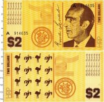 Продать Банкноты Хатт-Ривер 2 доллара 1970 