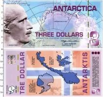 Продать Банкноты Антарктика 3 доллара 2007 