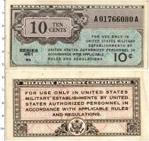 Продать Банкноты США 10 центов 1946 