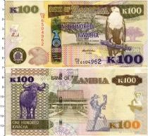 Продать Банкноты Замбия 100 квач 2006 