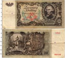 Продать Банкноты Австрия 20 шиллингов 1950 