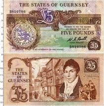Продать Банкноты Гернси 5 фунтов 1980 