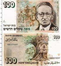 Продать Банкноты Израиль 100 шекелей 1989 